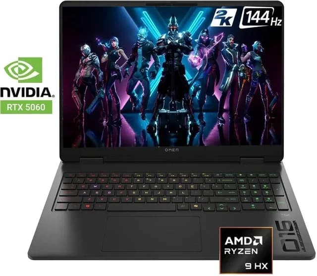 HP OMEN 16 GAMING LAPTOP 16-am0003TX, INTEL CORE i9-14900HX 14TH GEN, 32GB RAM 1TB SSD 8GB NVIDIA GEFORCE RTX 5060 GRAPHICS CARD 16.1" FHD IPS LED DISPLAY BACKLIT KEYBOARD WINDOW 11 HOME